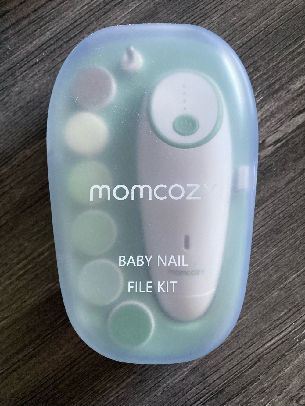 Momcozy Baby Nail File Kit in Mint/White